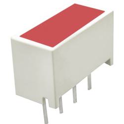 Plochá LED 4násobná Kingbright KBC100SRD, LIGHT-BAR-LED, 10 mm, super červená