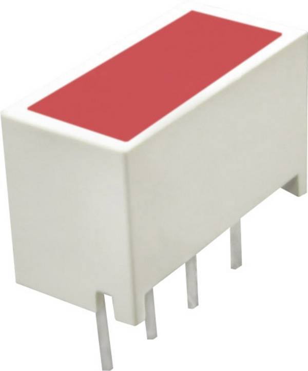 Kingbright KB2350ID plochá LED 4násobná červená (d x š) 20 mm x 5 mm