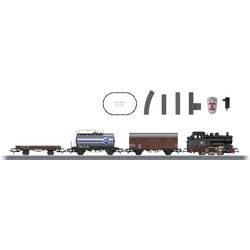 Nákladní vlak s vagóny a parní lokomotivou Märklin Start up 29323