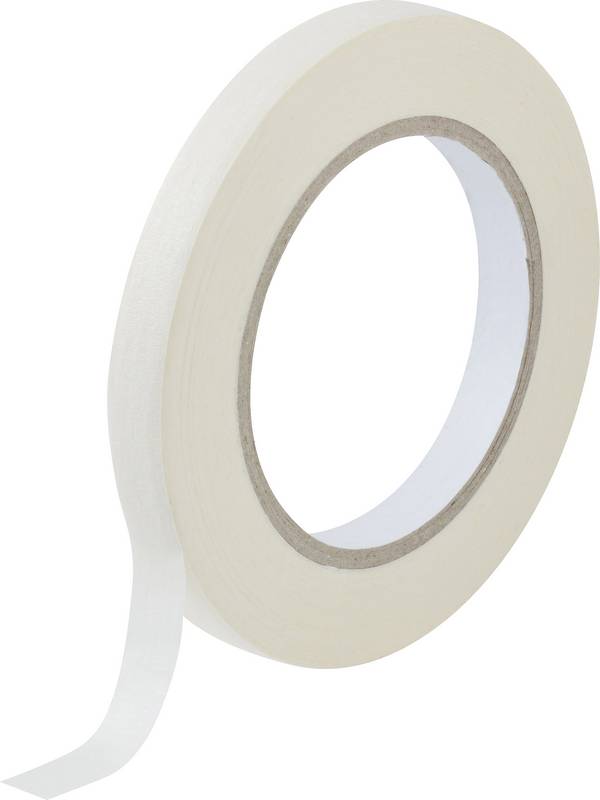 TOOLCRAFT 93038c187 93038c187 krepová lepicí páska  bílá (d x š) 50 m x 12.5 mm 1 ks