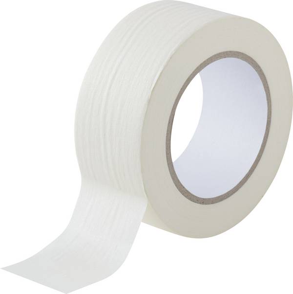 TOOLCRAFT 93038c190 93038c190 krepová lepicí páska  bílá (d x š) 50 m x 50 mm 1 ks