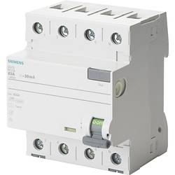 Proudový chránič Siemens 5SV3342-6KL, 25 A 0.03 A 400 V 4pólový