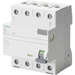 Proudový chránič Siemens 5SV3344-6KL 40 A 0.03 A 400 V 4pólový