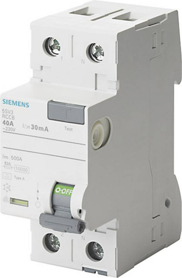 Siemens 5SV36166KK01 5SV3616-6KK01 proudový chránič A 2pólový 63 A 0.3 A 230 V