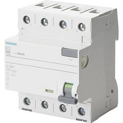 Proudový chránič Siemens 5SV3644-6 40 A 0.3 A 400 V 4pólový