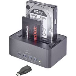 Dokovacia stanica pre pevný disk Renkforce rf-docking-10 RF-4263357, SATA, USB-C ™ USB 3.0