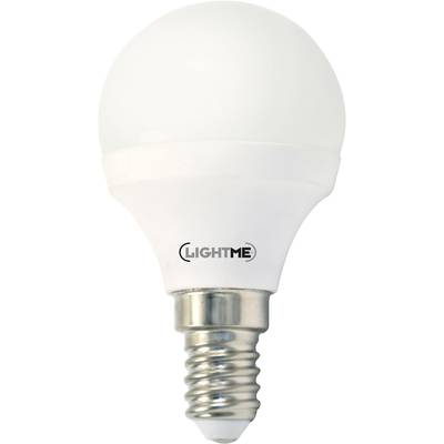 Bílá LED žárovka s nápisem 'LIGHTME' na patici.