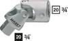 Hazet 1021 1021 univerzální kloub 3/4 palec Pohon (šroubovák) 3/4" 105 mm 1 ks