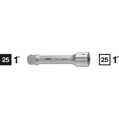 Stříbrný nástrčný klíč Hazet, model 111/3, s nápisem 'Germany'. Obklopen rozměry: '25' a '1"'.