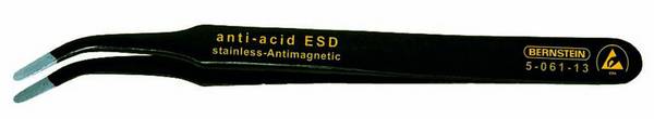 BERNSTEIN Tools for Electronics 5-061-13  SMD pinzeta, 2ab SA, plochá-široká, zahnutá, 115 mm