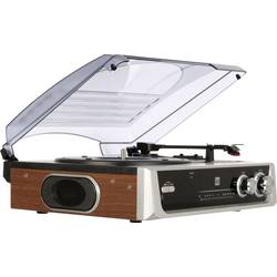Gramofón Dual DTR 50 s remienkovým náhonom, striebornočierná