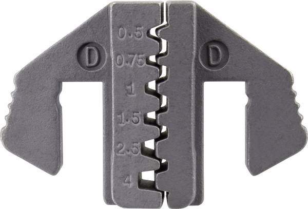 TOOLCRAFT PLE-0D Lisovací vložky   dutiny na kabely  Rozsah krimpování: 0.5 do 4 mm² Vhodné pro značku (kleště): TOOLCRAFT PZ-500