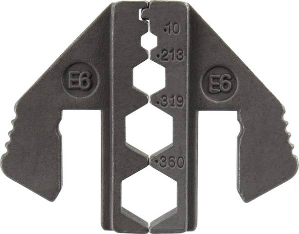 TOOLCRAFT PLE-0E6 Lisovací vložky Krimpovací nástavec  pro koaxiální zásuvky Vhodné pro značku (kleště): TOOLCRAFT PZ-500