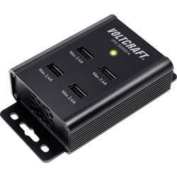 USB nabíječka VOLTCRAFT IPS-5000/4, nabíjecí proud 2400 mA, černá
