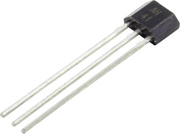 TRU COMPONENTS  Hallův senzor  AH3144EUA  4.5 - 24 V/DC  Měřicí rozsah: +0.005 - +0.022 T  TO-92  pájení