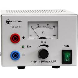 Laboratorní zdroj s nastavitelným napětím Statron 2256.1, 1.5 - 15 V, 1.5 A, 40 W