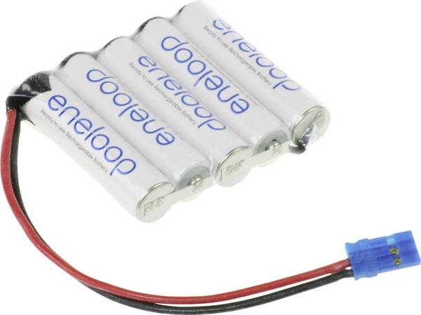 Panasonic eneloop Reihe F1x5 Akupack 5 x AAA s kabelem, se zástrčkou Ni-MH 6 V 750 mAh