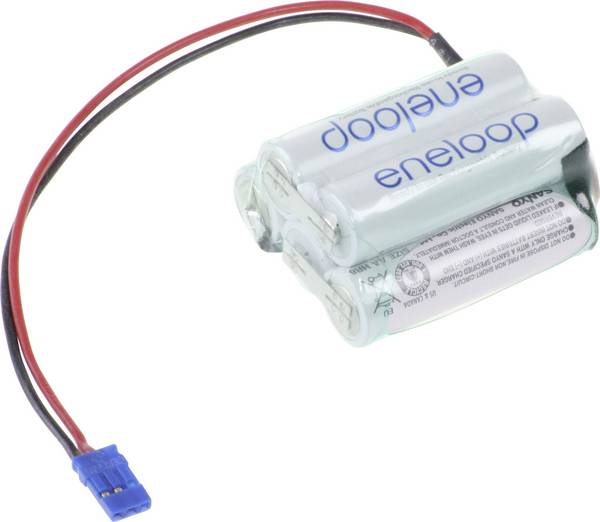 Panasonic eneloop Trapez F2x3 Graupner Akupack 5 x AA s kabelem, se zástrčkou Ni-MH 6 V 1900 mAh