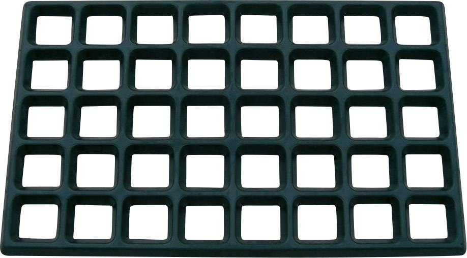 BERNSTEIN Tools for Electronics 9-334 ESD montážní rohož mřížkovaná černá (d x š x v) 610 x 370 x 20 mm