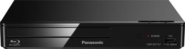Panasonic DMP-BDT167 3D Blu-Ray přehrávač Full HD upscaling černá