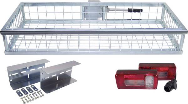Berger & Schröter záďový nosič Fietsenrekken verzinkt met verlichting 31437 (š x v x h) 105 x 16 x 45 cm pozinkovaný