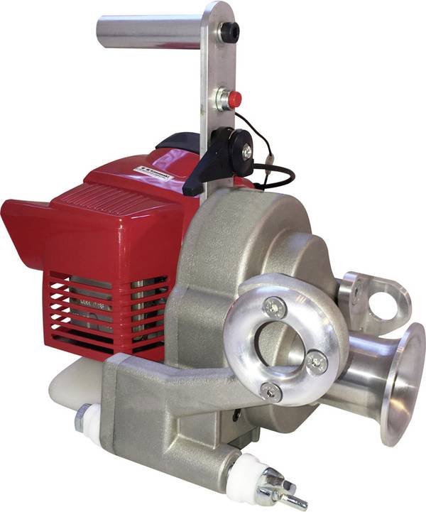 Berger & Schröter bubnový naviják 31593  Tažná síla (v pohybu)=1 kg pohon přes benzinový motor