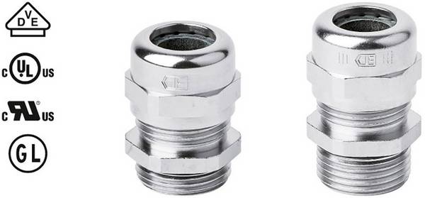 Jacob 50.663 M kabelová průchodka s odlehčením tahu M63 mosaz mosaz 1 ks
