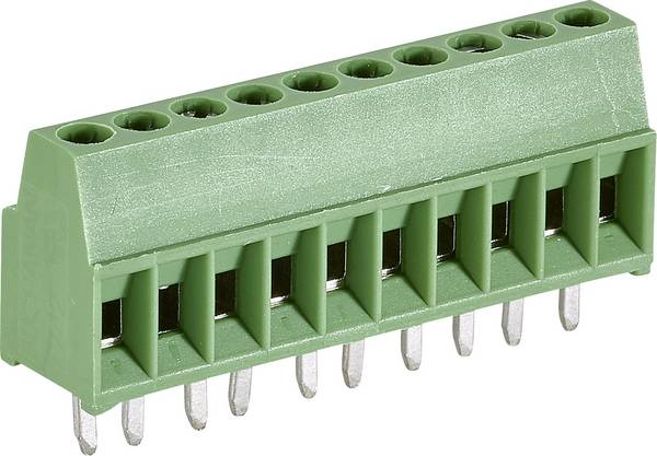 TE Connectivity 282834-8 šroubová svorkovnice 1.4 mm² Pólů 8 zelená 1 ks