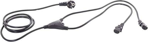 HAWA 1008275 IEC Y kabel  černá 5.00 m