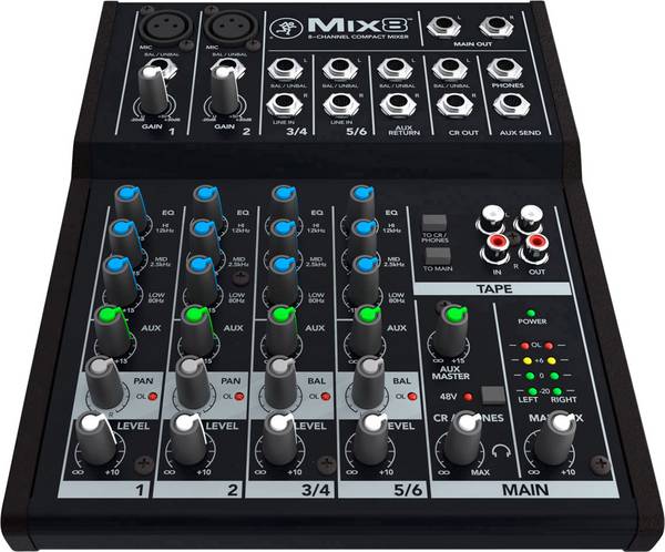Mackie Mix 8 analogový Kanálů:8