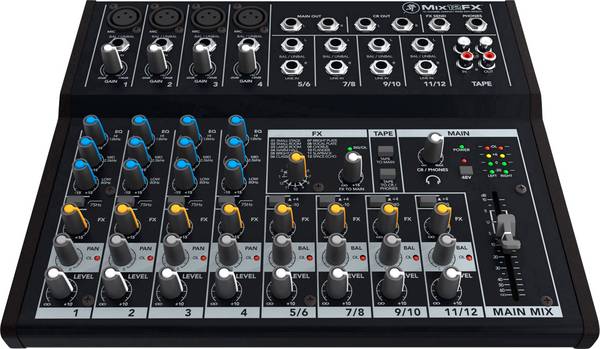 Mackie MIX12FX analogový Kanálů:12