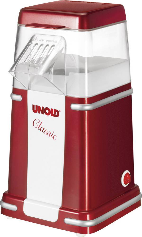 Unold Classic 48525 popkornovač červená, bílá