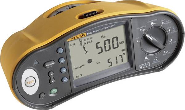 Fluke FLK-1663 DE instalační tester, FLK-1663 DE, EN a DE menu
