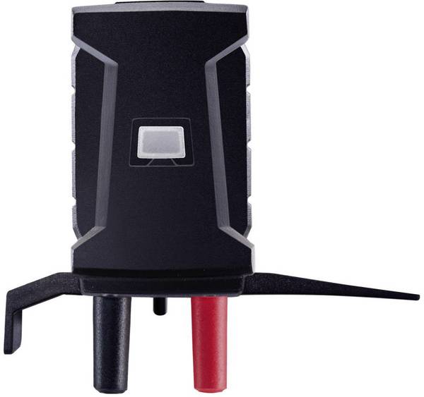 testo 0590 0002 měřicí adaptér, Mini T zásuvka - 4 mm zástrčka, ochrana proti nechtěnému dotyku, černá
