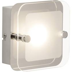 LED nástěnné světlo Brilliant Mountain G11410/15, 5 W, teplá bílá, chrom
