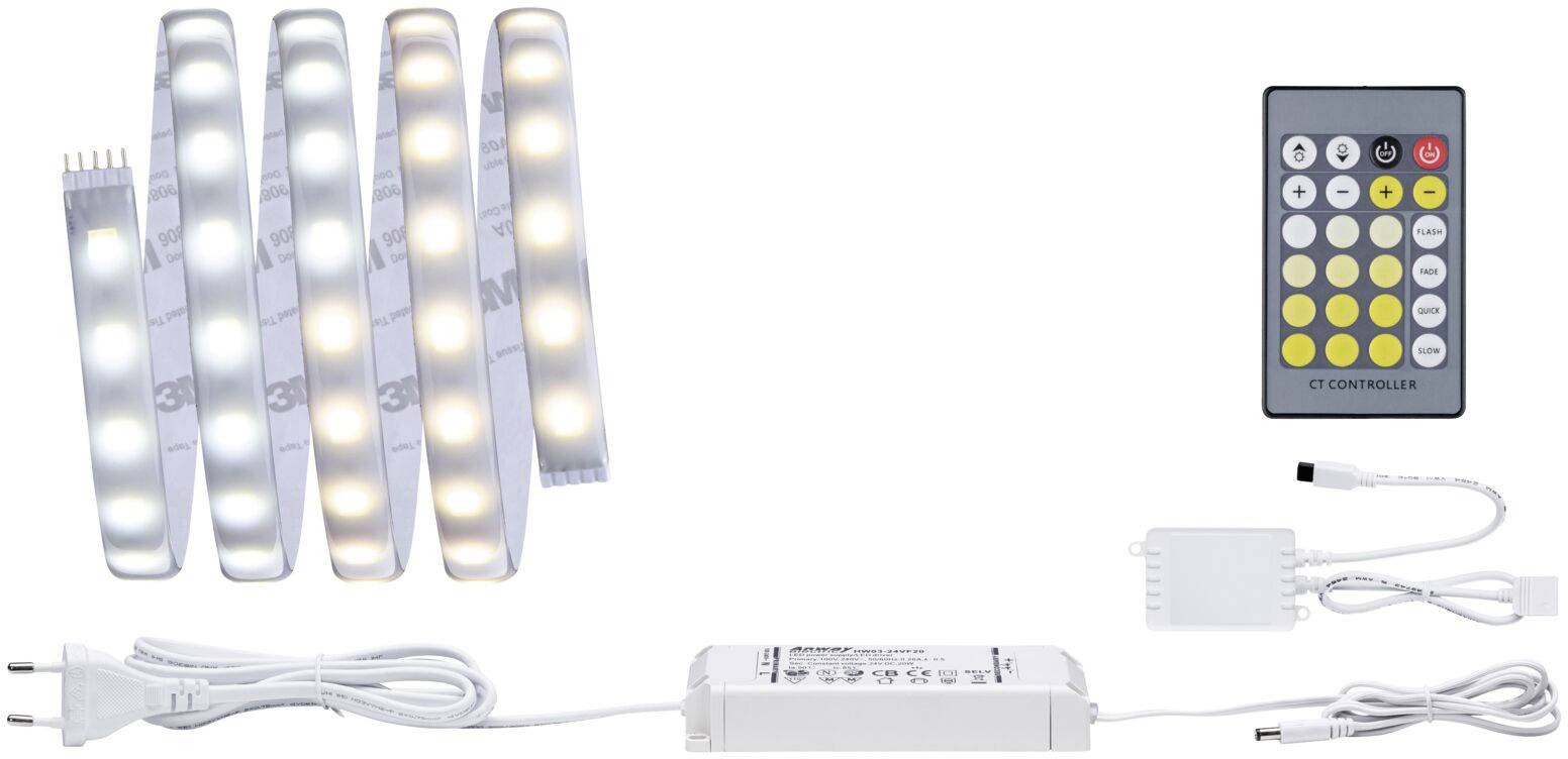 Paulmann MaxLED Tunable White 70623 LED pásek základní sada konektor 24 V 1.5 m teplá bílá, neutrální bílá, denní bílá 1-0