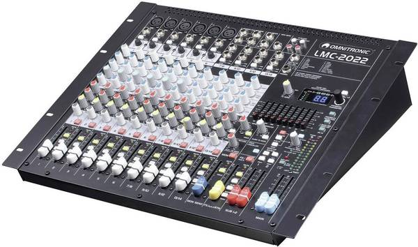 Omnitronic LMC-2022FX analogový Kanálů:14 USB připojení