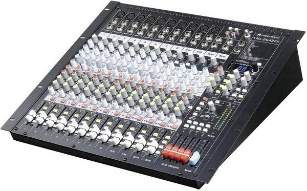 Omnitronic LMC-2642FX analogový Kanálů:16 USB připojení