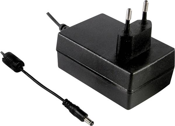 MEAN WELL GST36E24-P1J zásuvkový napájecí adaptér, stálé napětí, 24 V/DC, 1500 mA, 36 W