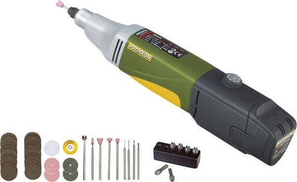 Proxxon Micromot IBS/A akumulátorový multifunkční nástroj vč. příslušenství, kufřík, 37dílná, 10.8 V, 2.6 Ah, 29800