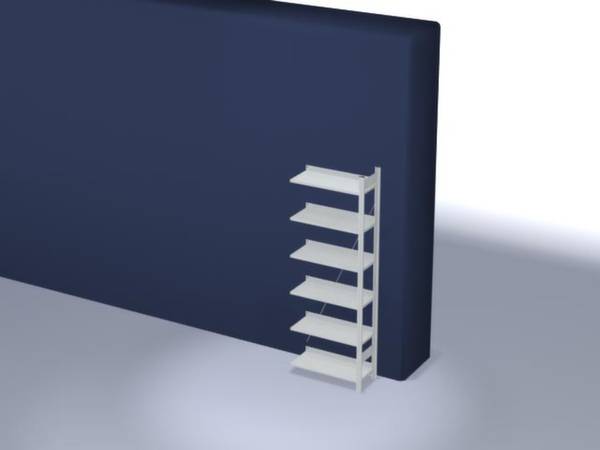 Orion Regalsysteme HKA20307EX přístavný modul regálu na spisy (š x v x h) 760 x 2000 x 335 mm ocel plastový světle šedá kovová podlaha