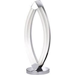 LED stolní lampa WOFI Vannes 8625.01.01.0000, 10.5 W, teplá bílá, chrom