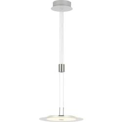 LED závěsný lustr WOFI Roma 6120.01.54.0000, 21.6 W, teplá bílá, niklová (matná), chrom
