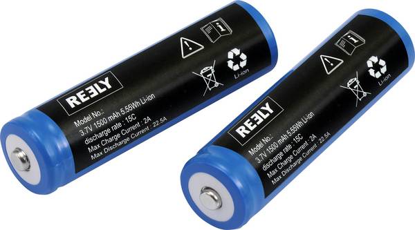 Reely slot pro akumulátor (modelářství) Li-Ion 18650 3.7 V 1500 mAh
