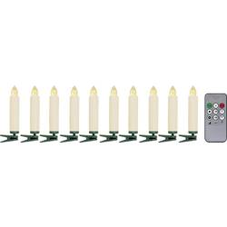 Bezdrátové osvětlení na vánoční stromeček svíčka Polarlite LBA-30-003a na baterii, 10 LED teplá bílá, 9.5 cm