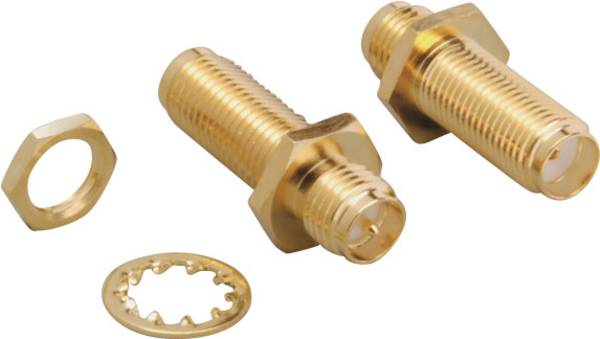 TRU COMPONENTS 1579576 SMA reverzní adaptér SMA zpětná zásuvka - SMA zásuvka 1 ks
