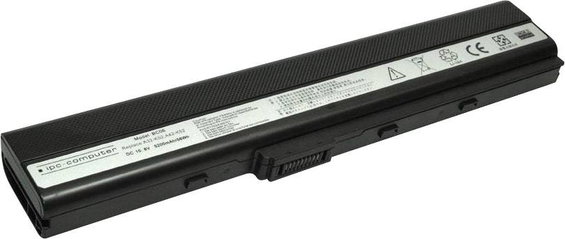 ipc-computer akumulátor do notebooku A00K52 10.8 V 5200 mAh Asus