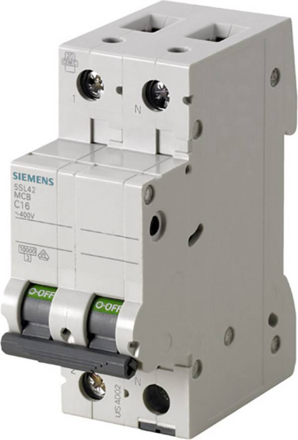 Siemens 5SL45106 5SL4510-6 elektrický jistič B/10 kA 2pólový 10 A 230 V