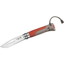 Outdoorový nůž Opinel N°08 Outdoor 254310, červená