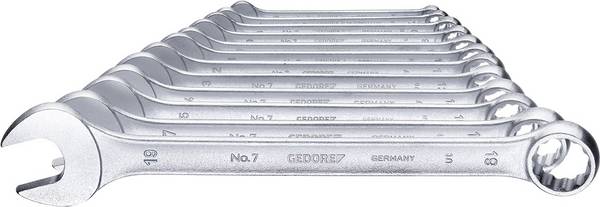 Gedore 6091530 6091530 sada očkoplochých klíčů 12dílná Délka klíče (cm) (jen pro nadpis) 6 - 19 mm